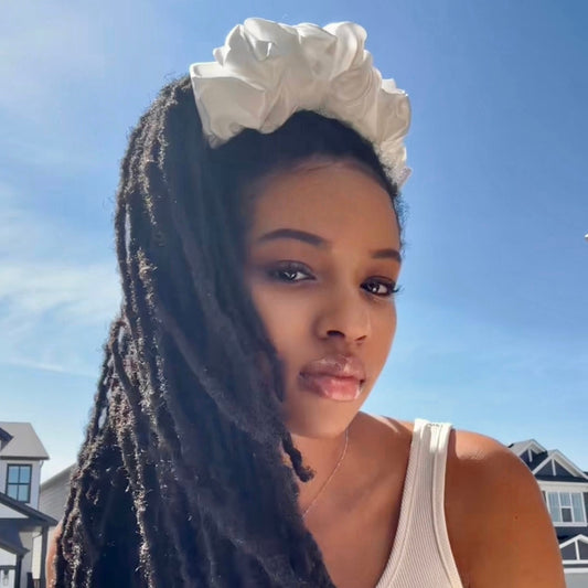 Scrunchie Loxs (Jumbo White)