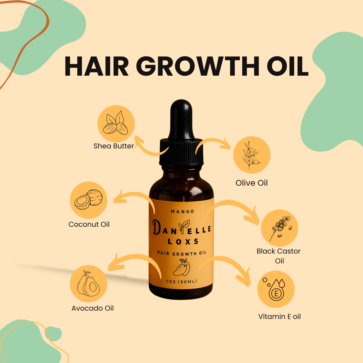 Hair growth oil